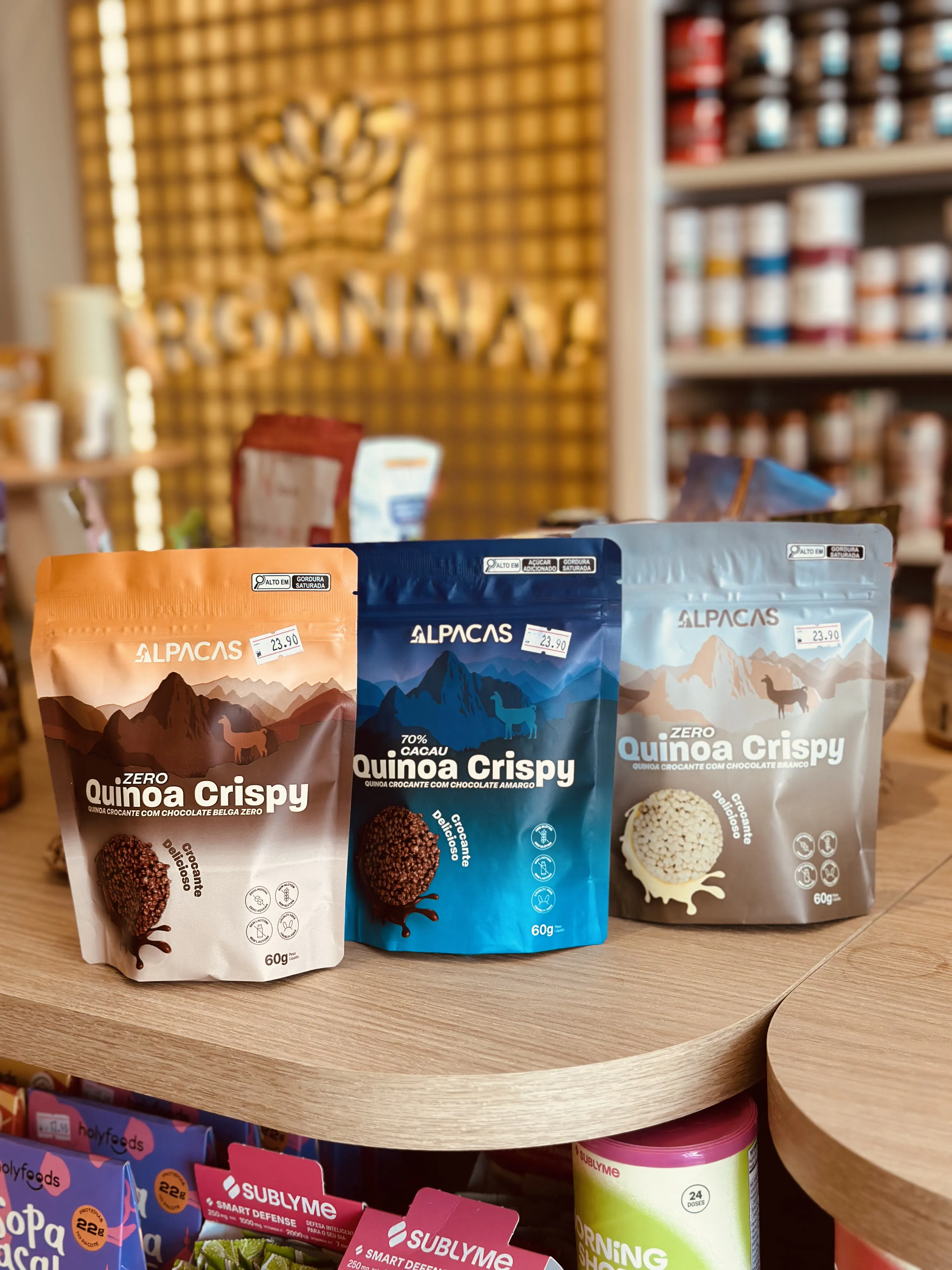Produtos selecionados